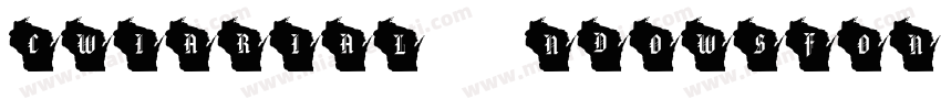 CWiArial 常规ndowsFonts字体转换